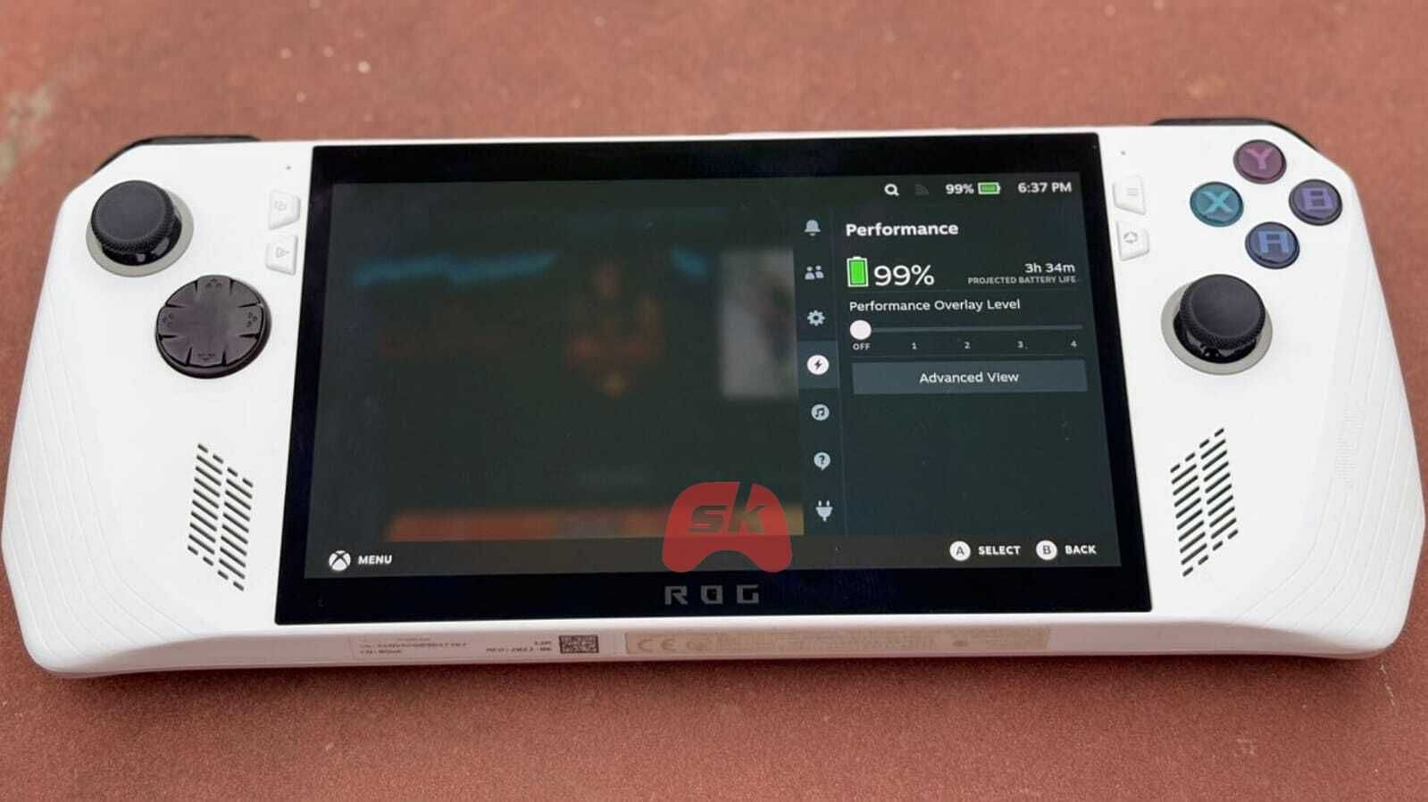 SteamOS utilises battery efficiently on Asus ROG Ally (Image captured by author || ROG and Steam)